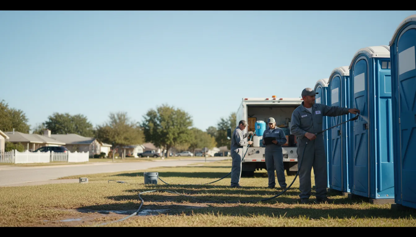 Long-Term Portable Toilet Rental in Dadeville, AL near me